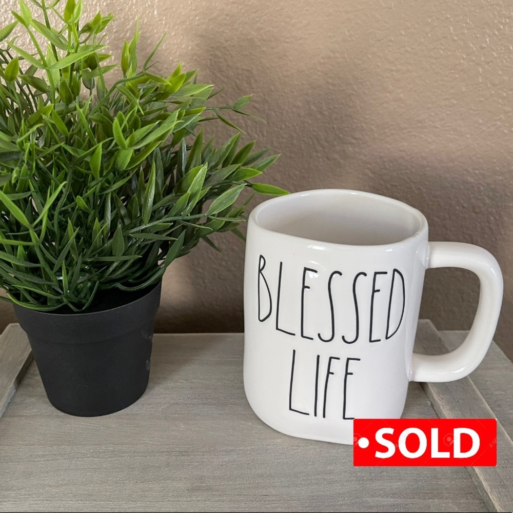 Rae Dunn Mug “Blessed life”